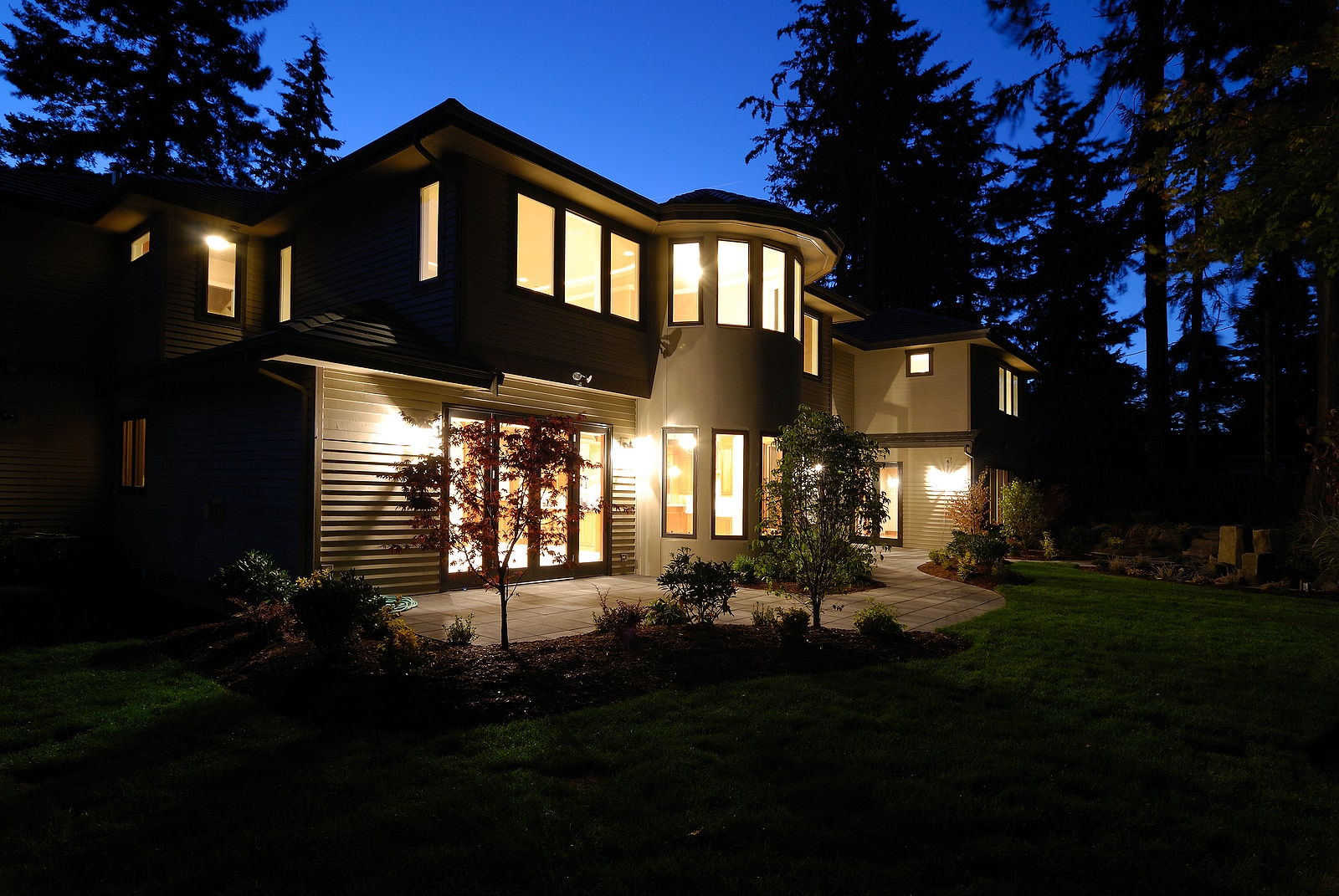Night View Of The House